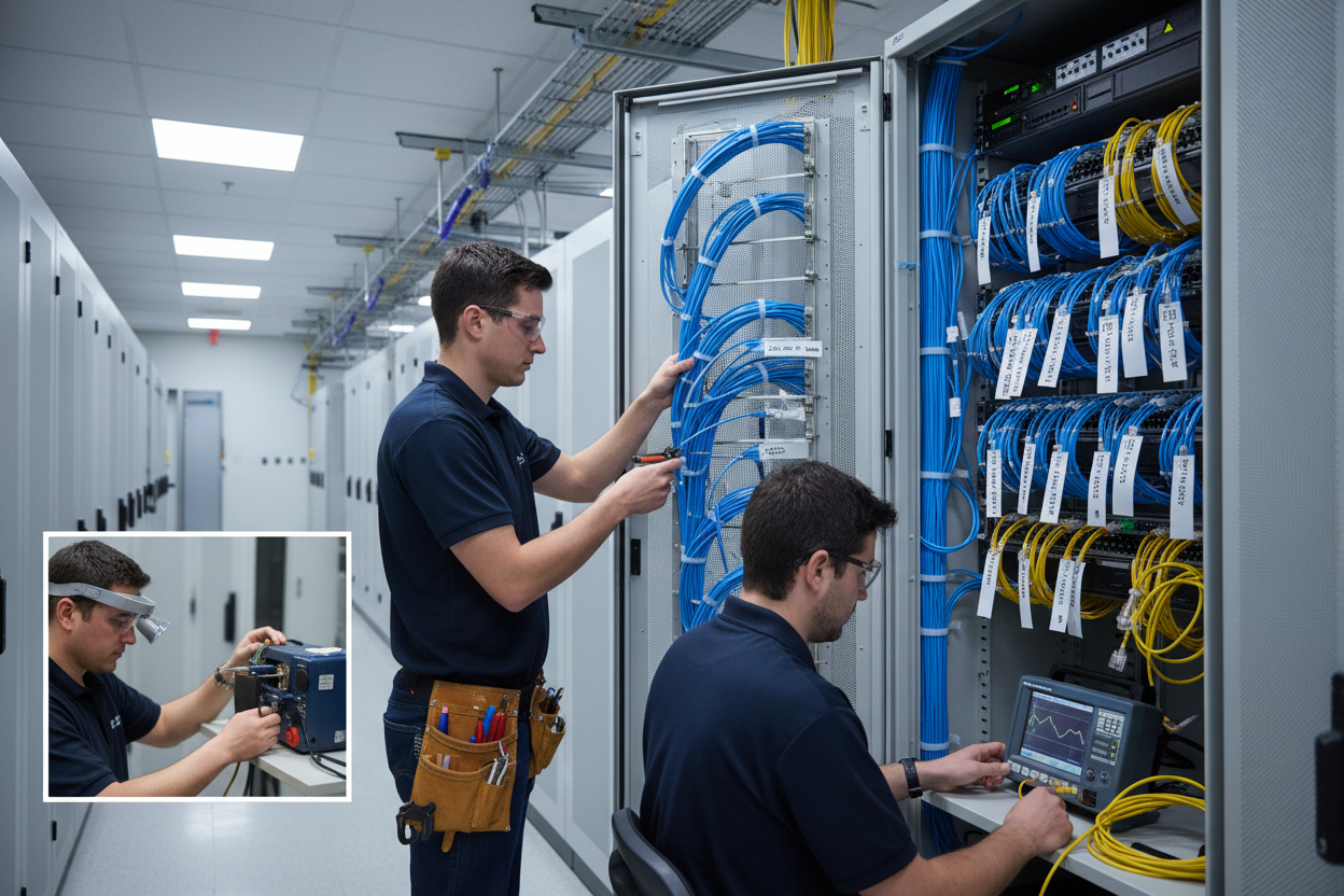 Certified Copper & Fiber Optic Installations